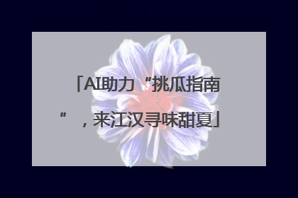 AI助力“挑瓜指南”，来江汉寻味甜夏