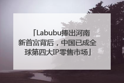 Labubu捧出河南新首富背后，中国已成全球第四大IP零售市场